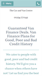 Mobile Screenshot of carandvan-finance.co.uk